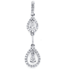 18K White gold Diamond Pendant (0.37 ctw)