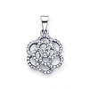 14K Fancy Diamond Flower Pendant (0.30 ctw)