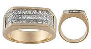 Diamond Channel Ring