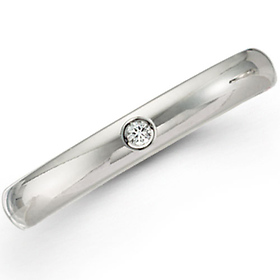 3mm Diamond Comfort Promise Ring