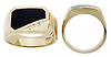 Onyx CZ Ring