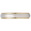 Benchmark 4mm Two Tone Edge Comfort Fit Band