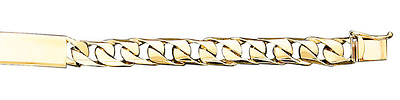 14k Yellow Gold Link ID Bracelet