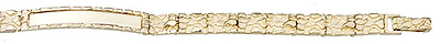 Nugget 14K Yellow Gold ID Bracelet