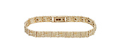 8mm Nugget 14K Yellow Gold Bracelet