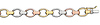 Tri Color Link Bracelet