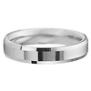 4mm 14k Designer White Gold Comfort Fit Benchmark Ring