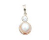 Pink Pearl CZ Charm