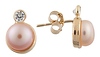Pearl CZ Earrings