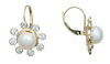 CZ Pearl Earrings