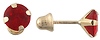 CZ Birthstone Earring (Different birthstones available)