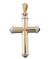 14K Italian Cross Charm