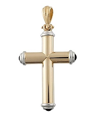 Italian Cross Charm