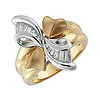 Two Tone Ribbon Ring