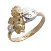 Heart Angel CZ Ring