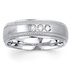Bezel Round Diamond 14K Wedding Ring