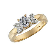 White CZ Promise Ring