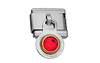 Birthstone Dangle CZ Italian Charm (January-December)