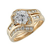 CZ Wedding Ring Set