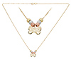 Singapore Link Butterfly Charm Necklace