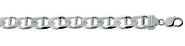 8mm Silver Mariner Chain