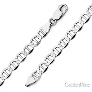 6.5mm Mariner Silver Bracelet