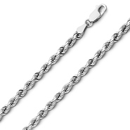 4mm Diamond Cut Silver Bracelet