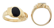 Oval Onyx Ring
