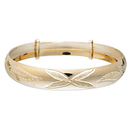 Kids Leaf Design Bangle