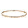 14k Etched Bangle