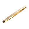 14K Tri-Color Gold Bangle