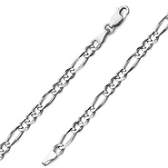 4mm Figaro Bracelet