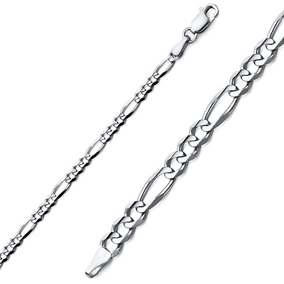 3mm Figaro Gold Bracelet