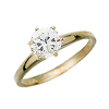 CZ Solitaire Ring