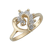 Heart CZ Promise Ring