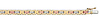 Brick bracelet in tri color 14k gold
