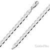 5mm Men's Mariner Silver Chain Bracelet