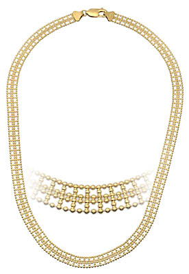 Solid 14kt gold necklace