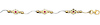 Diamond CZ Two Tone 14K Bracelet