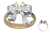 Ribbon CZ Ring