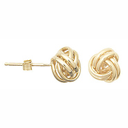 Gold Knot Earrings