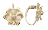 Gold Flower Earrings