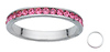 Silver CZ Birthstone October Ring