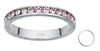 Silver CZ Birthstone June Ring