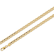 6mm Mariner Gold Bracelet