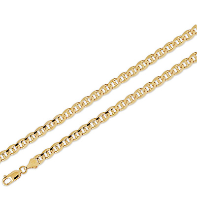 6mm Mariner Gold Bracelet