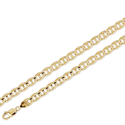 7mm Mariner Gold Bracelet
