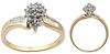 Diamond Cluster Ring