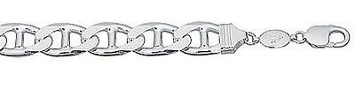 13mm Mariner Silver Bracelet