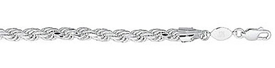 6mm Silver Diamond Cut Bracelet